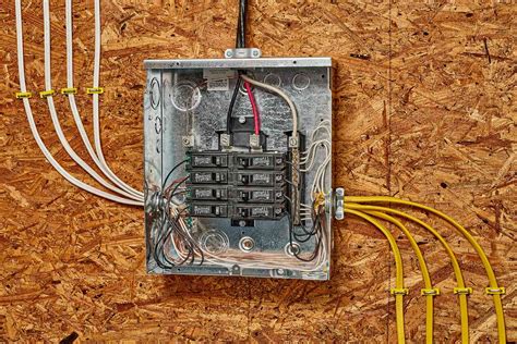 how to run a line from main electrical box|how to run wire from breaker box.